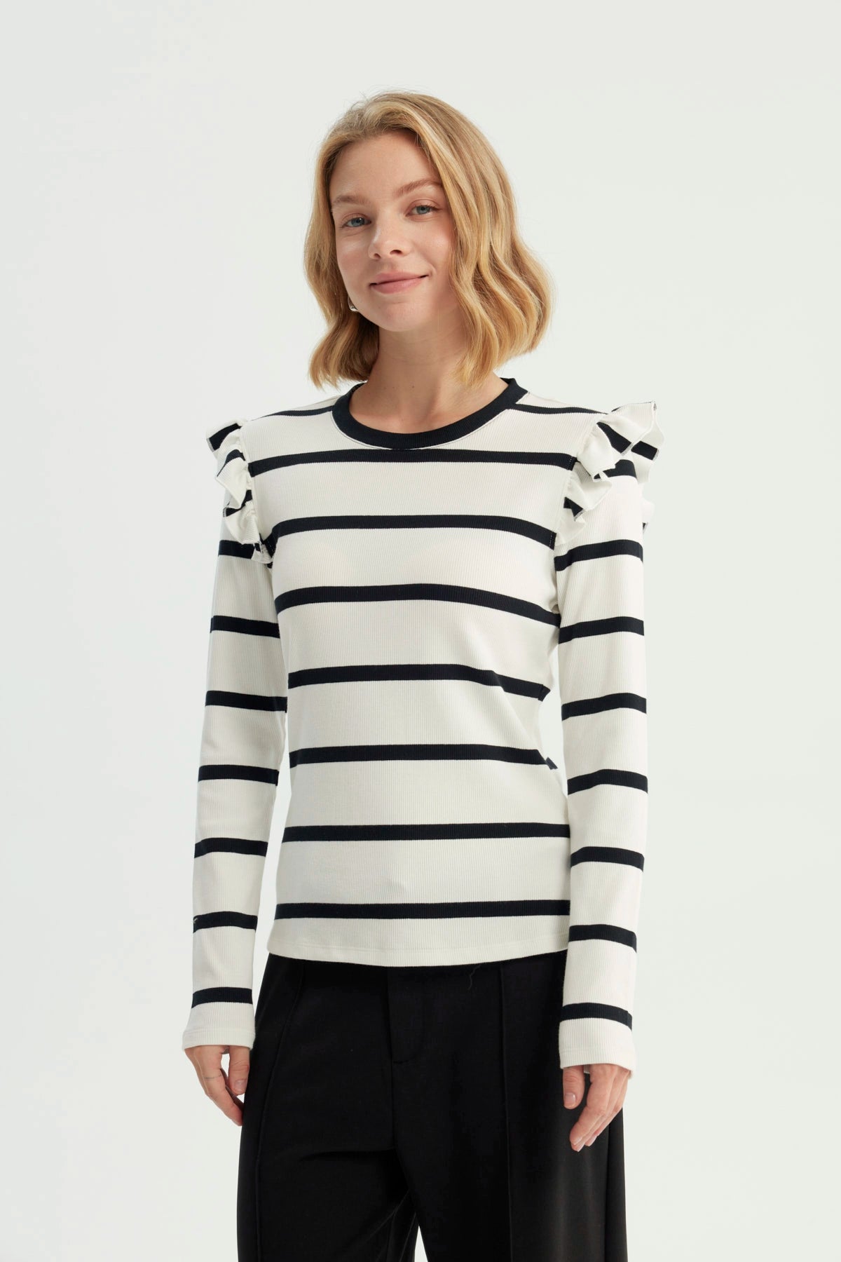 Polera Mujer Slim Crudo