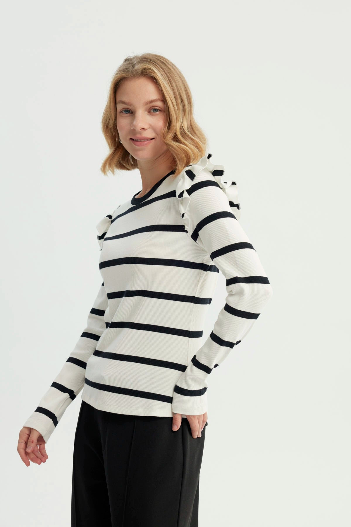 Polera Mujer Slim Crudo
