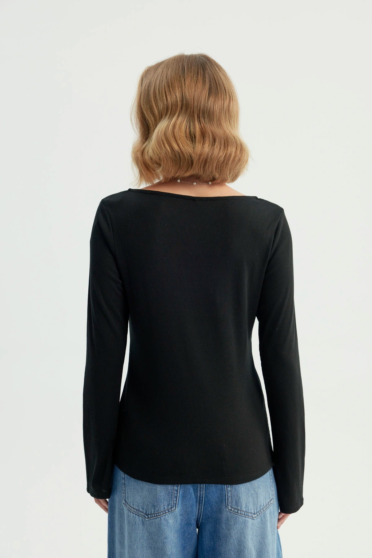 Polera Mujer Slim Negro