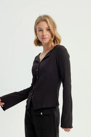 Polera Mujer Slim Negro