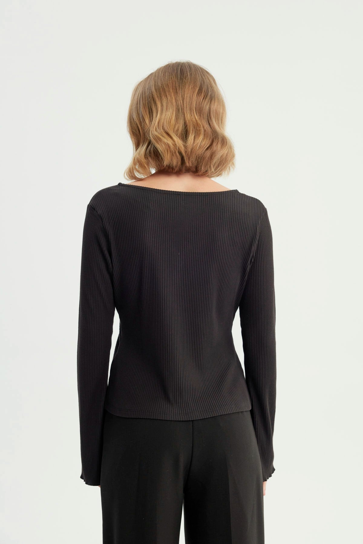 Polera Mujer Slim Negro