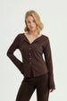 Polera Mujer Slim Chocolate