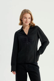 Blusa Mujer Slim Negro