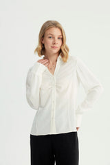 Blusa Mujer Slim Crudo