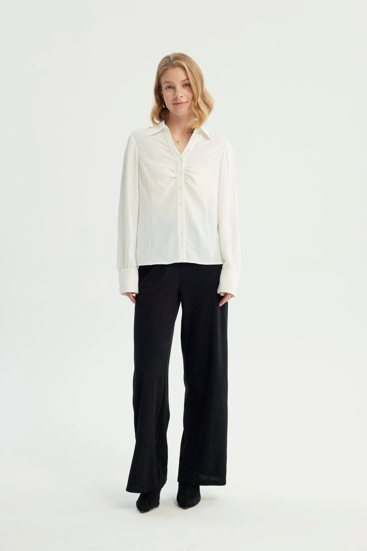 Blusa Mujer Slim Crudo