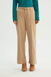 Pantalón Mujer Wide Leg Beige