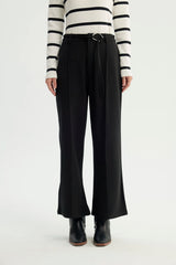 Pantalón Mujer Wide Leg Negro