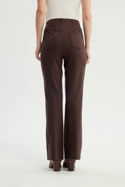 Pantalón Mujer Punto Roma Chocolate