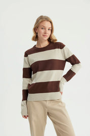 Sweater Mujer Clásico Chocolate