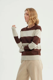 Sweater Mujer Clásico Chocolate
