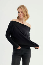 Polera Mujer Clásica Negro