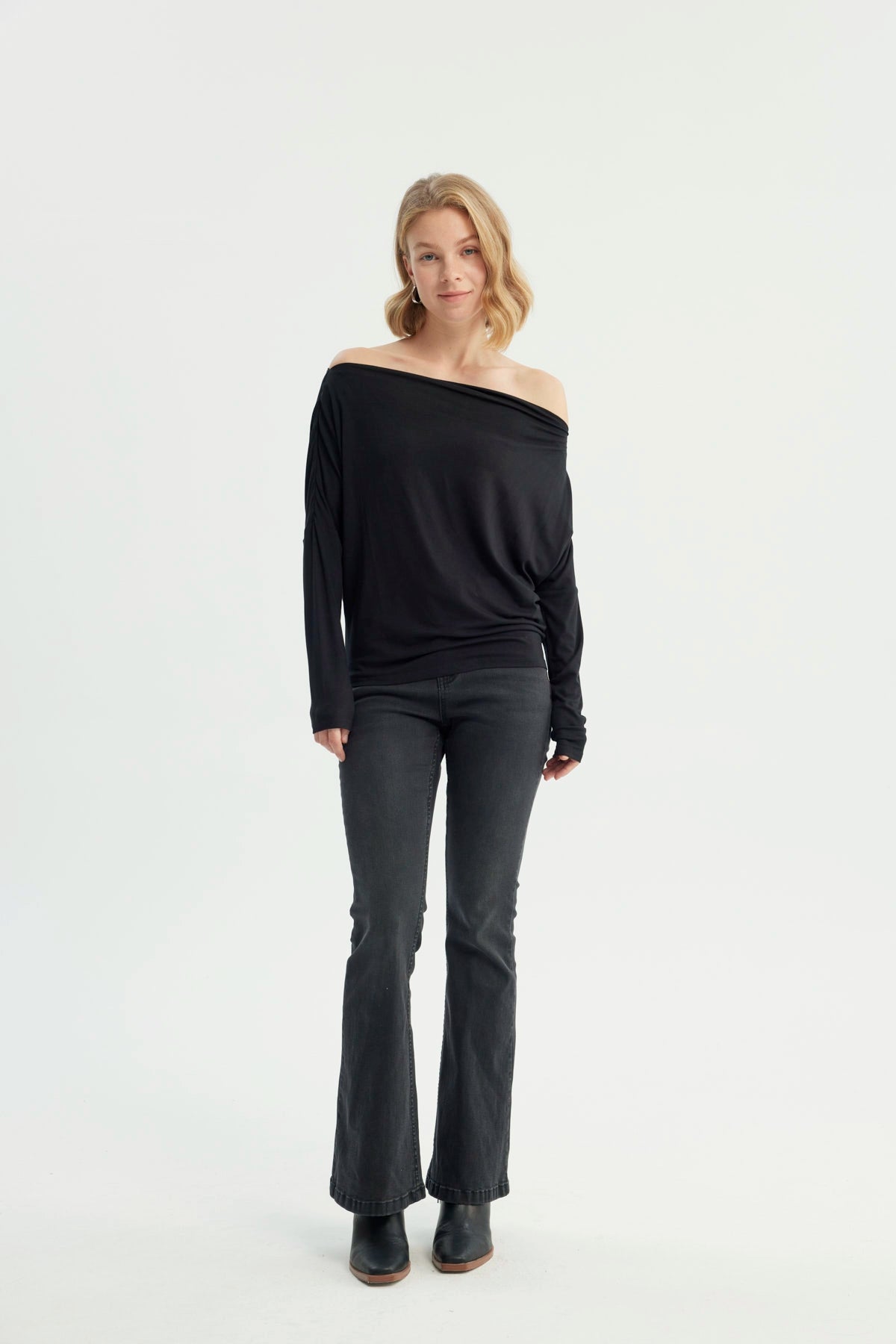 Polera Mujer Clásica Negro