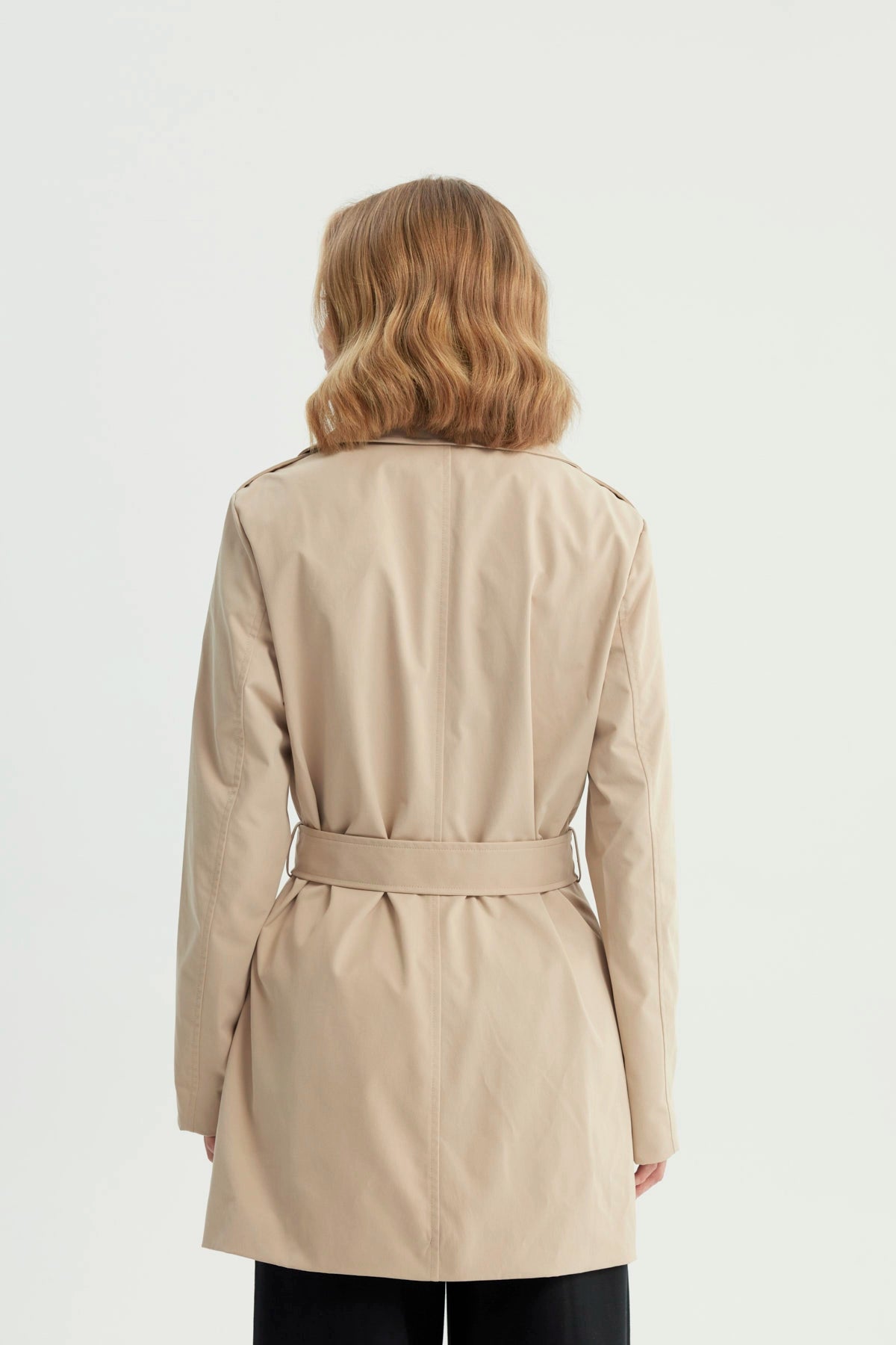 Chaqueta Mujer Regular Beige