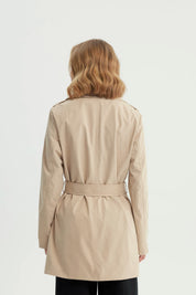 Chaqueta Mujer Regular Beige