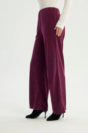 Pantalón Mujer Wide Leg Rojo