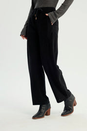 Pantalón Mujer Loose Negro