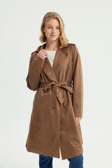 Chaqueta Mujer Regular Café