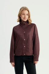Chaqueta Mujer Regular Vino