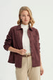 Chaqueta Mujer Regular Vino