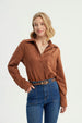 Chaqueta Mujer Regular Camel