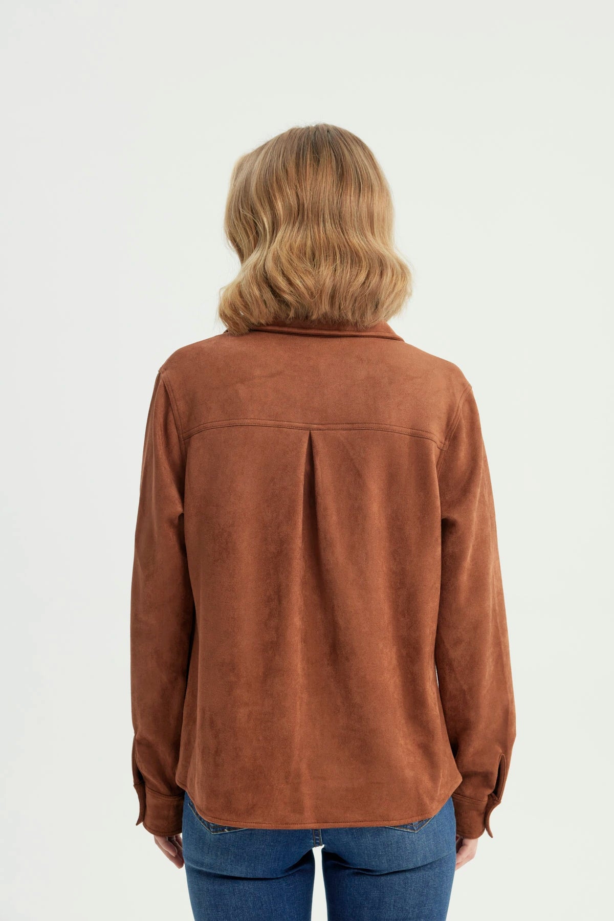 Chaqueta Mujer Regular Camel