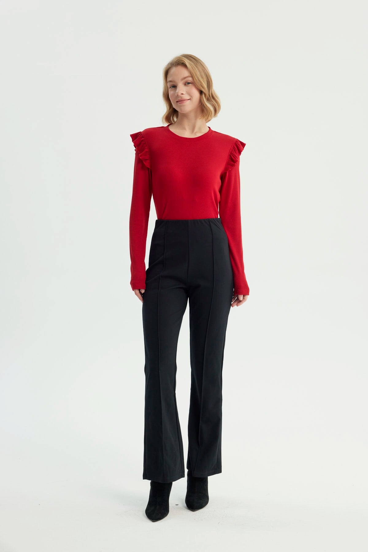 Calza Mujer Skinny Negro