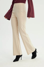 Calza Mujer Skinny Beige