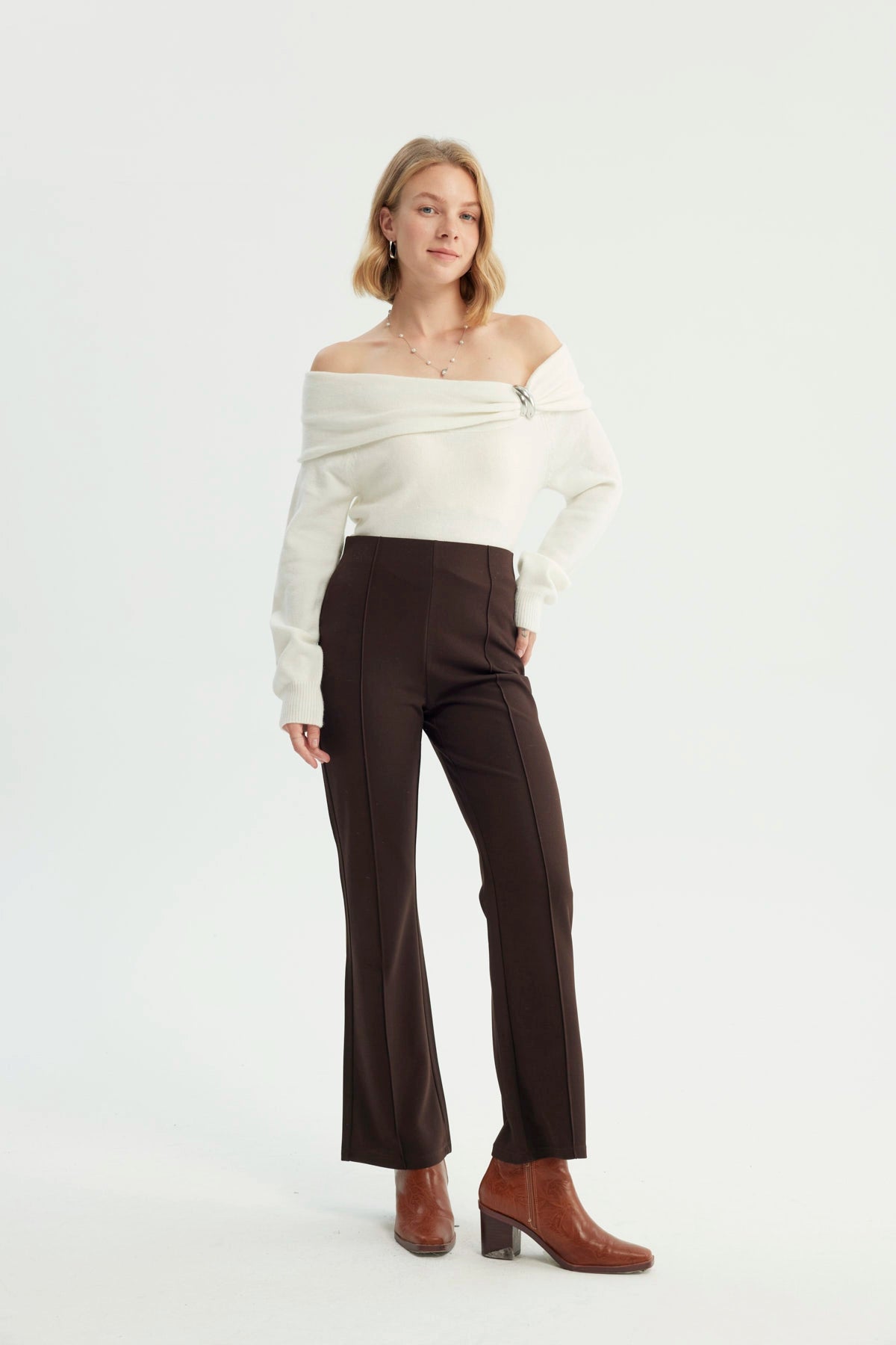 Calza Mujer Skinny Chocolate