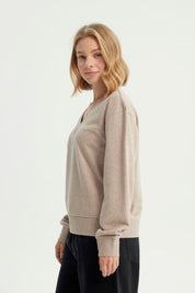 Polerón Mujer Classic Beige