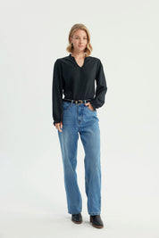 Blusa Mujer Regular Negro