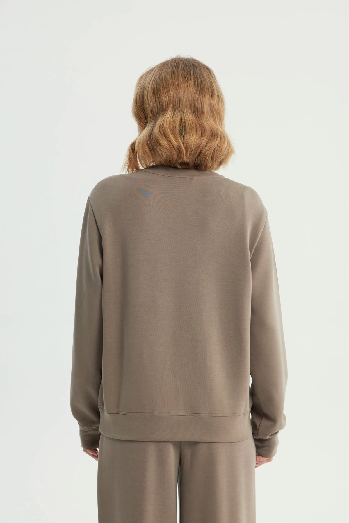 Polerón Mujer Clásico Beige