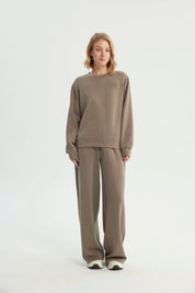 Polerón Mujer Clásico Beige