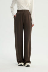 Pantalón Buzo Mujer Loose Chocolate