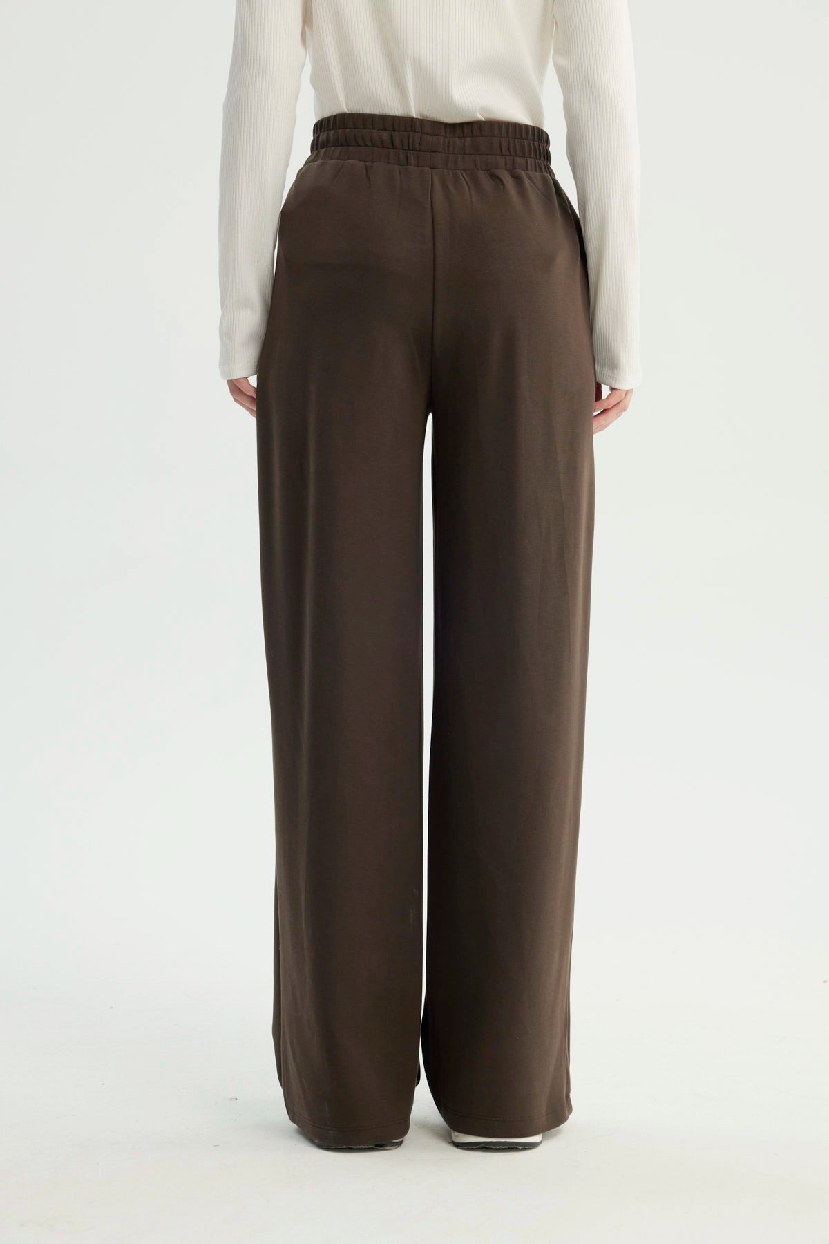 Pantalón Buzo Mujer Loose Beige