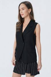 Blazer Slim Mujer Negro