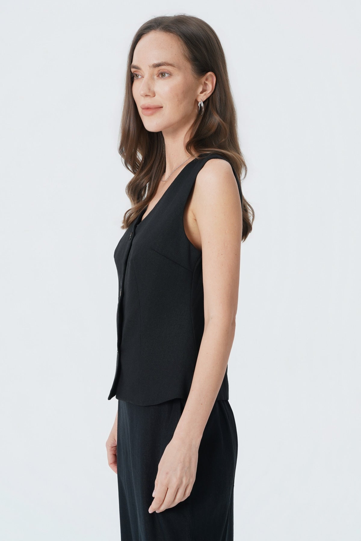 Blazer Regular Mujer Negro
