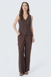 Blazer Regular Mujer Café