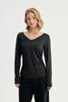 Polera Mujer Ajustado Negro