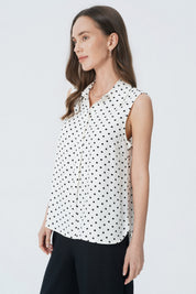 Blusa Regular Mujer Crema