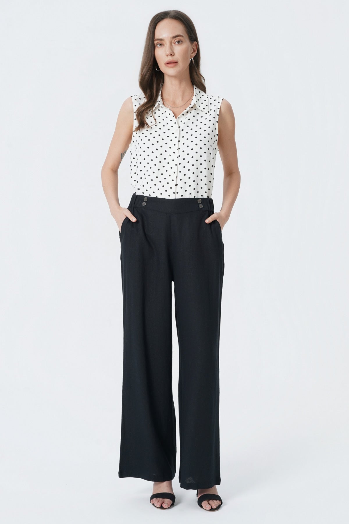 Blusa Regular Mujer Crema