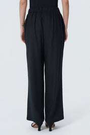 Pantalón Calce Recto Mujer Negro