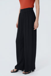 Pantalón Calce Recto Mujer Negro