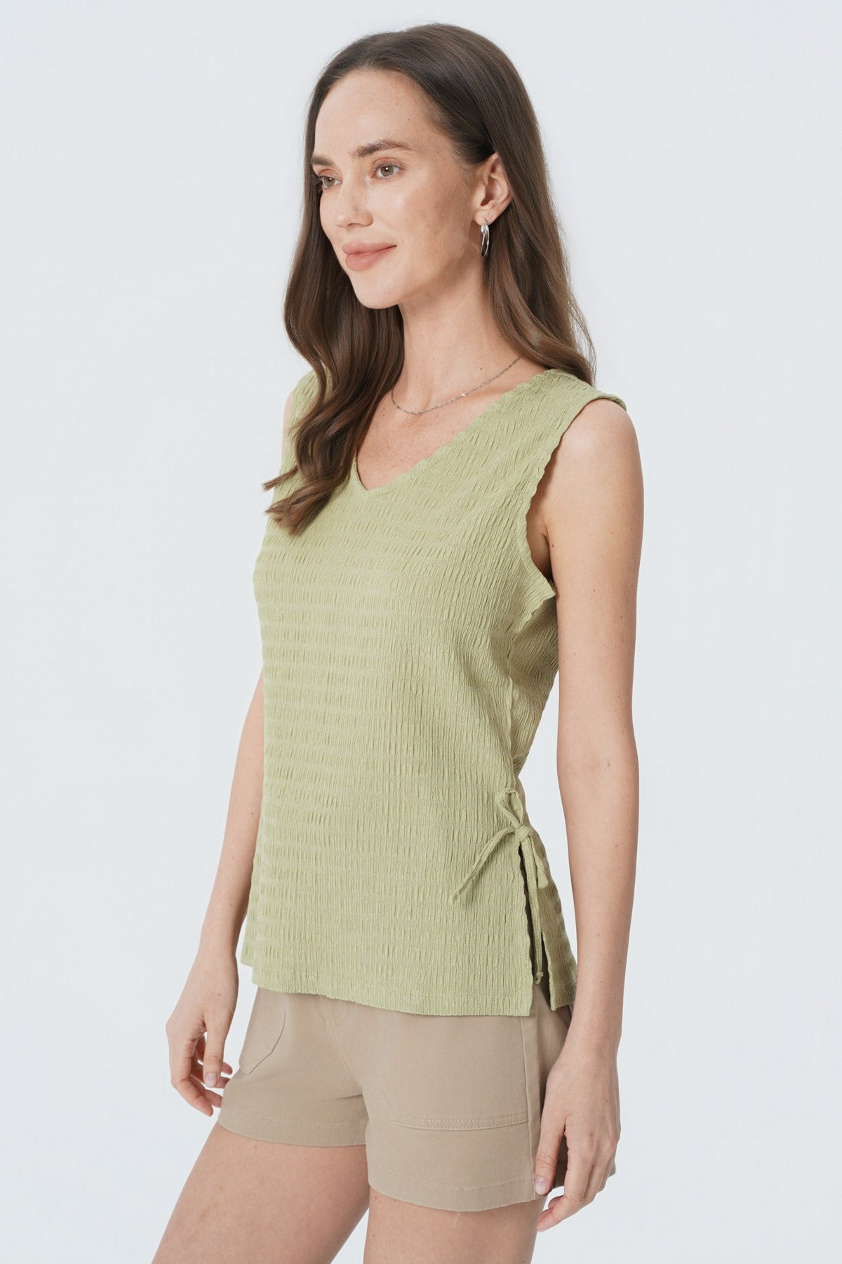 Polera Tight Mujer Verde Musgo