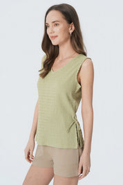 Polera Tight Mujer Verde Musgo