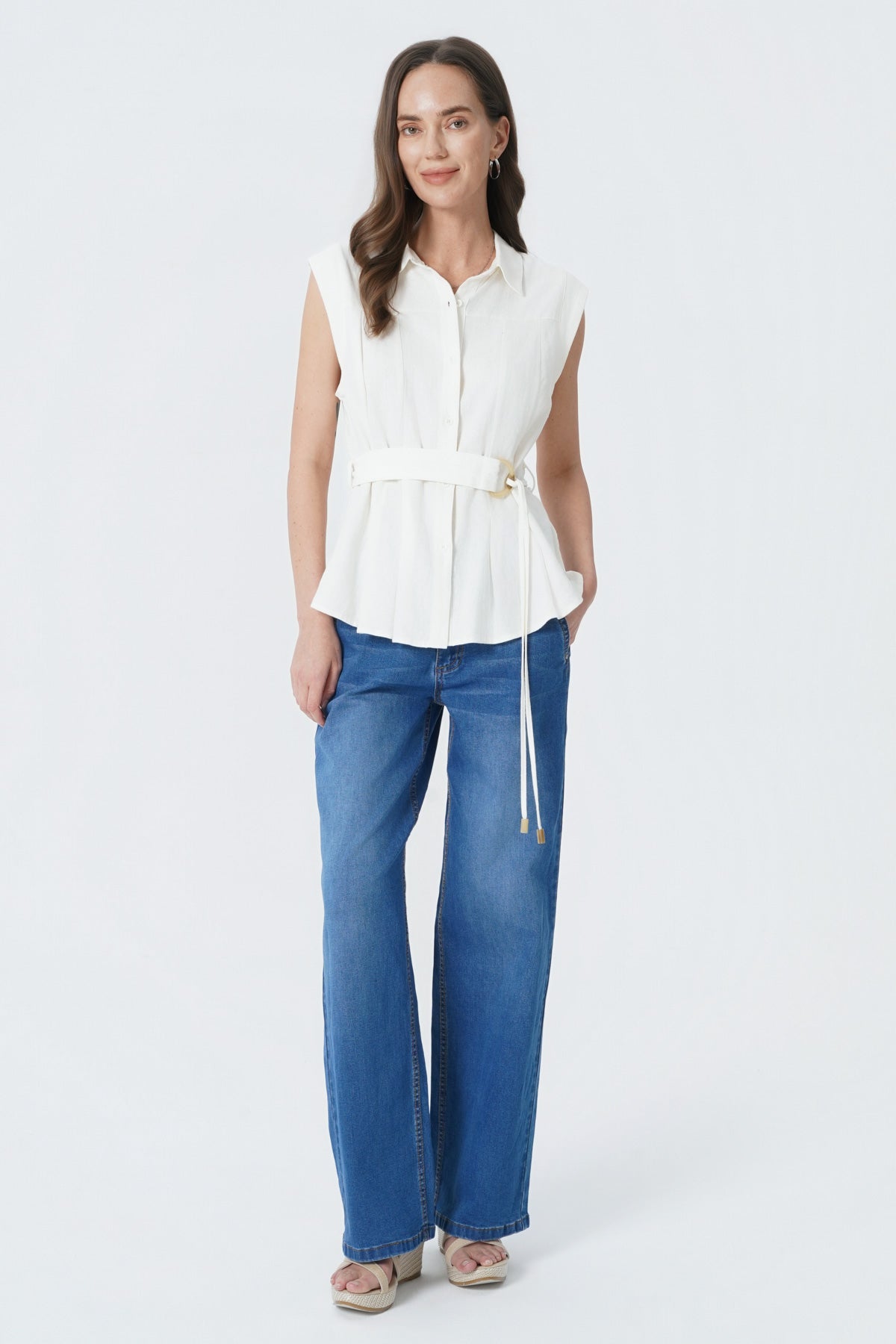 Blusa Regular Mujer Crudo