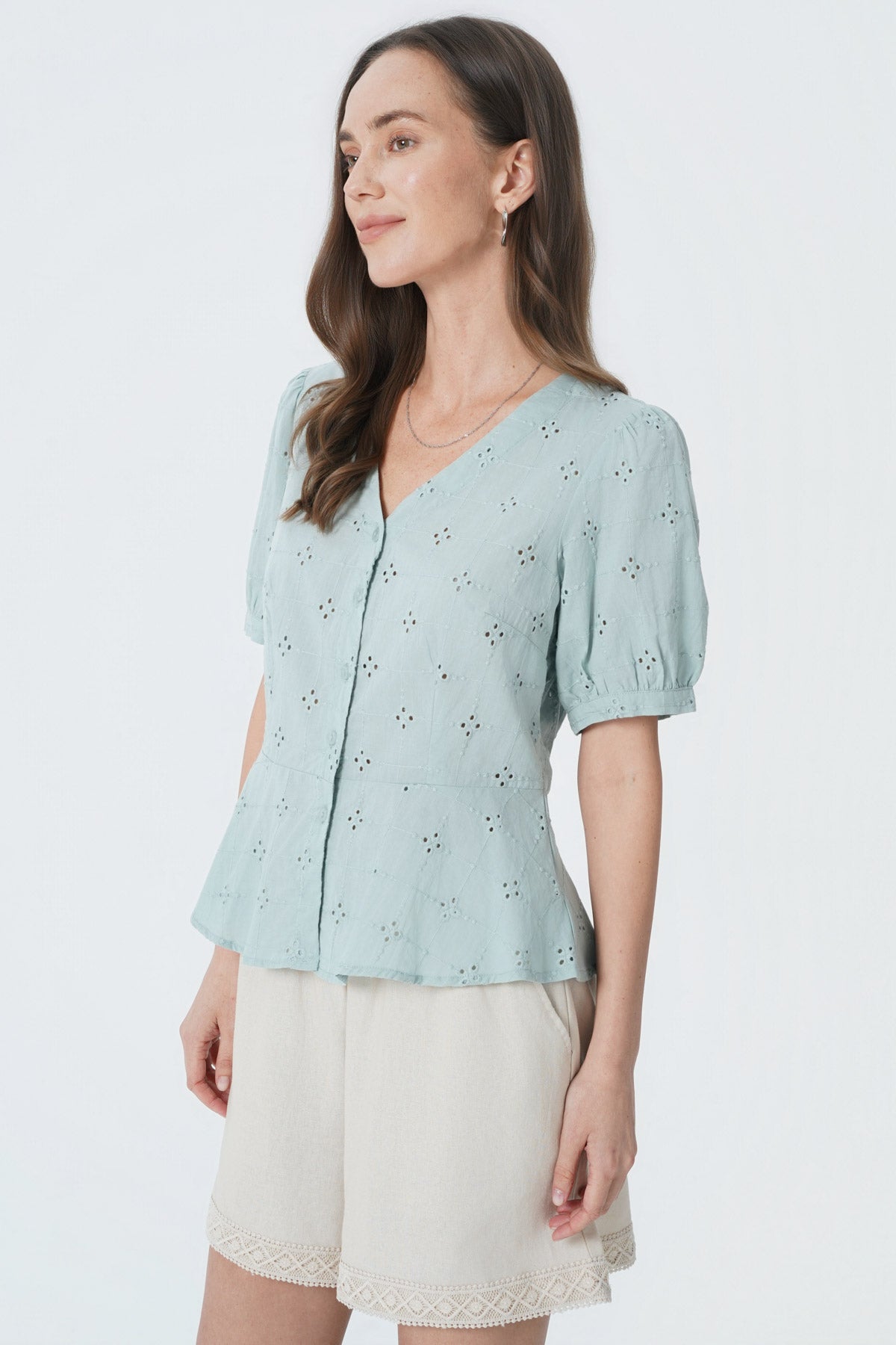 Blusa Regular Mujer Verde