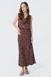 Blusa Regular Mujer Café