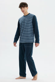 Pijama Hombre Pijama Polera Y Pantalón Verde