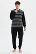 Pijama Hombre Pijama Polera Y Pantalón Negro