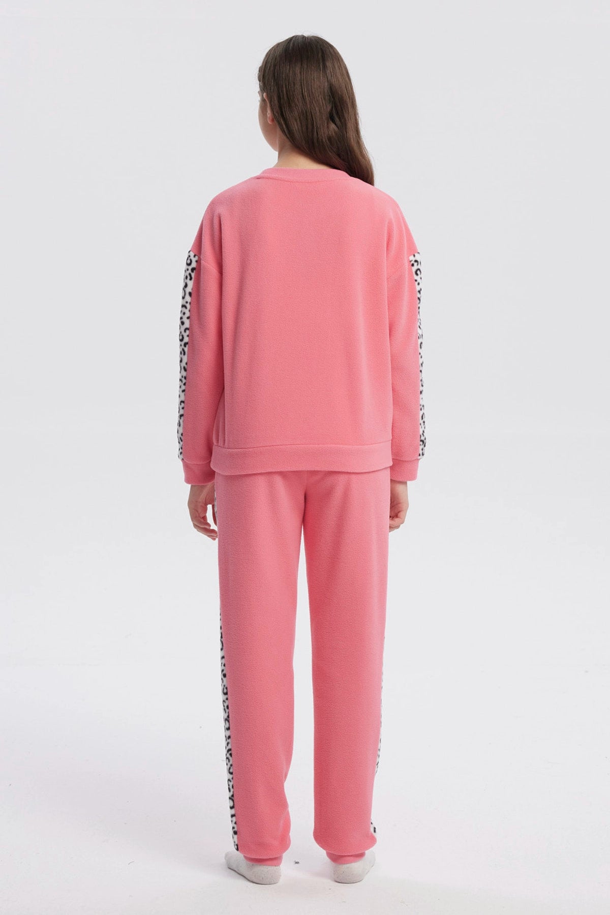 Pijama Niña Polera Y Pantalón Rosado